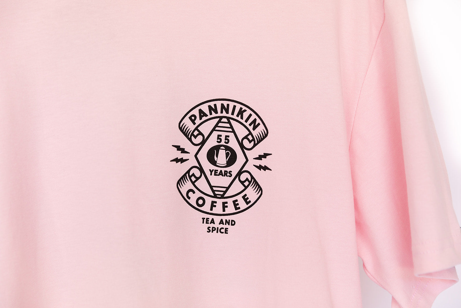 Pannikin 55th Anniversary T-Shirt-Pink