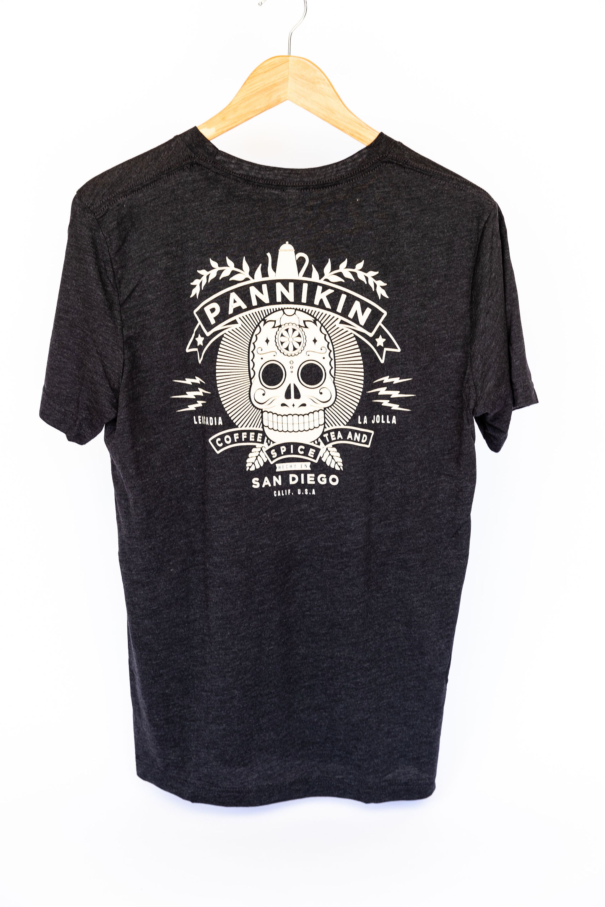 Calavera Tri Blend T-Shirt in Charcoal