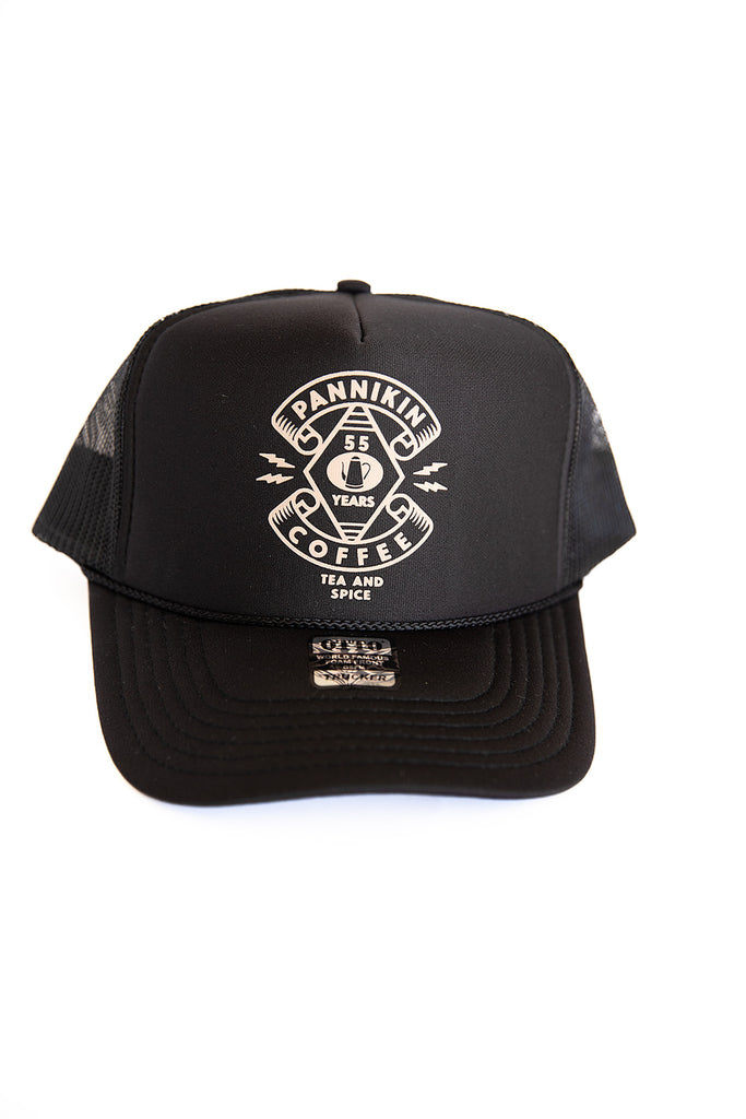 Pannikin 55th Anniversary Trucker Hat - Black