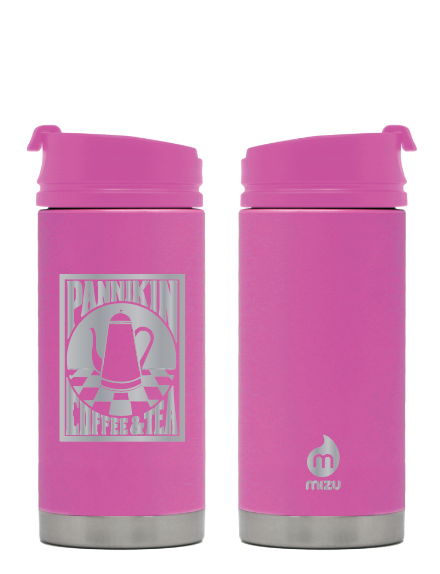 Paradise Pink Pannikin Logo Insulated Travel Mug 15oz.