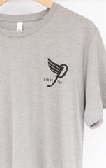 Unisex High Flyin' Tri Blend T-shirt in Gray